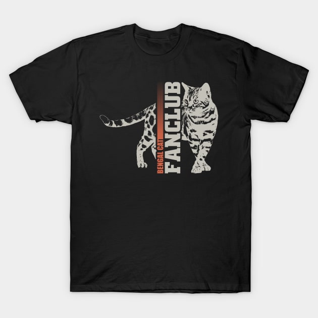 Bengal cat T-Shirt by Caskara